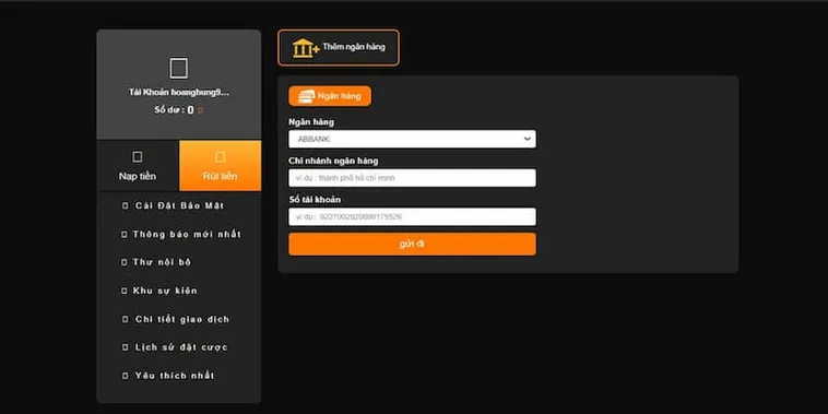 Rút Tiền XocDia88 Hiệu Quả Nhanh Chóng Cho Bet Thủ